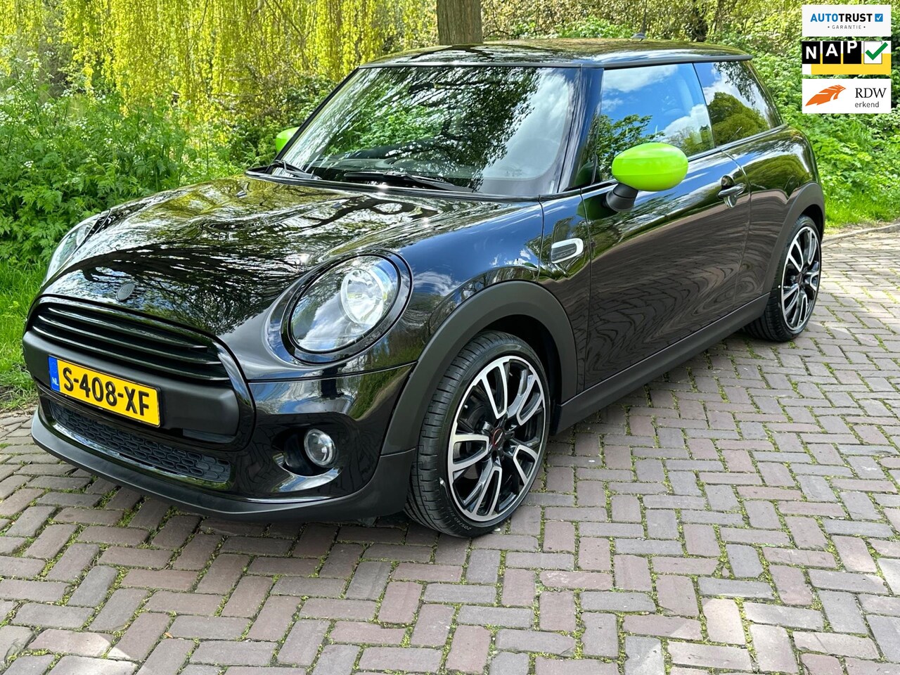 MINI One - 1.5 Pepper 1 Eig. b.j. 8-2020 51000 km 18"works lm ,Navi ,black edition - AutoWereld.nl