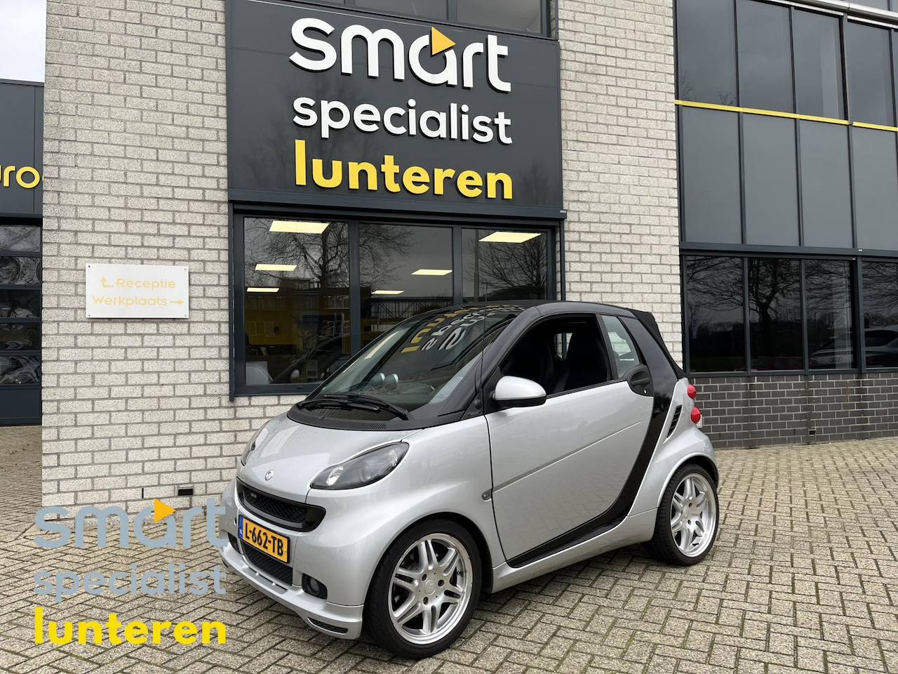 Smart Fortwo cabrio - 1.0 BRABUS garantie en stuurbekrachtiging - AutoWereld.nl