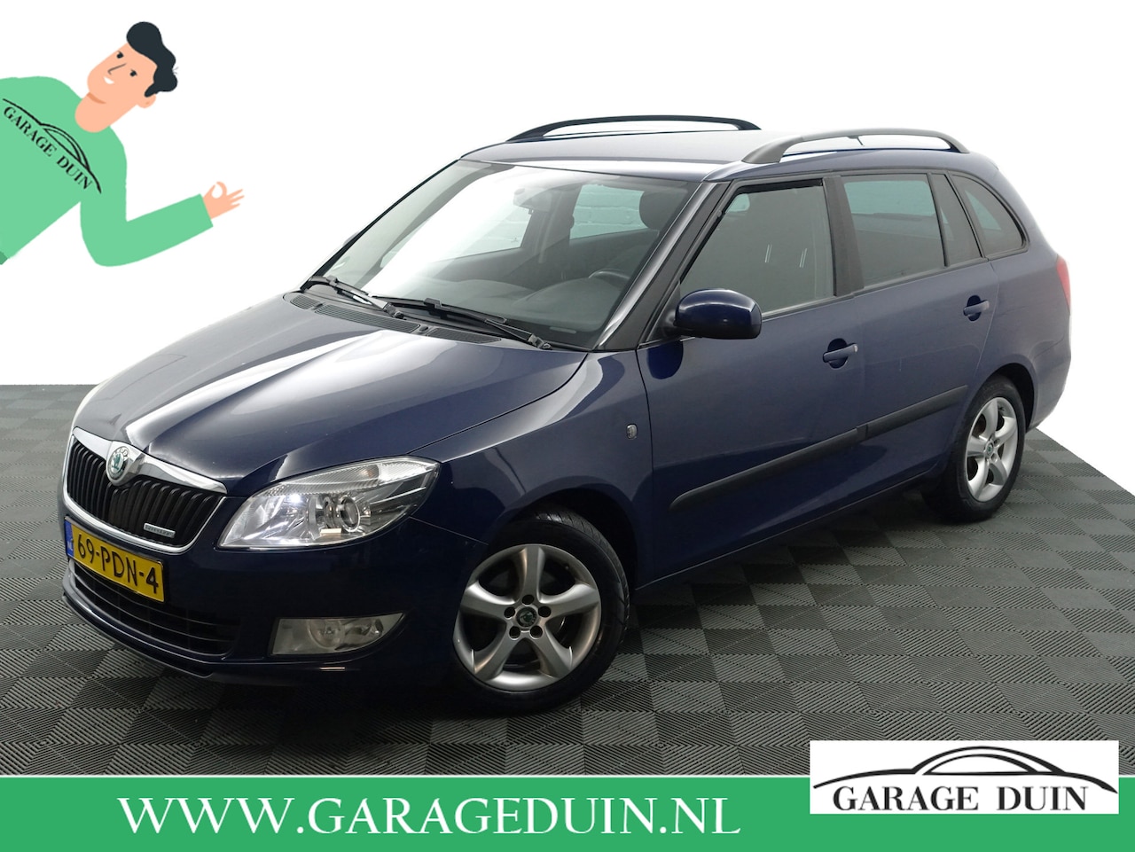 Skoda Fabia Combi - 1.2 TDI Greenline- Navi / Park Assist / Cruise / Clima / Led - AutoWereld.nl