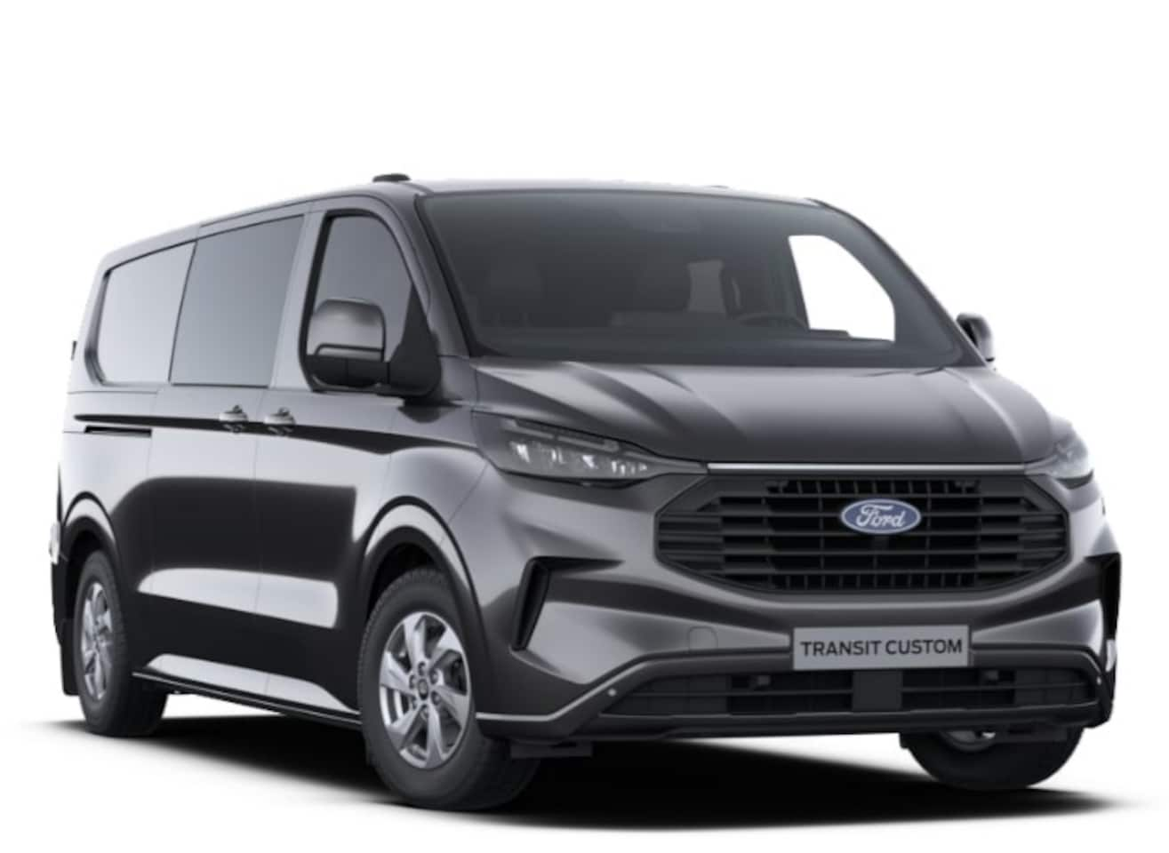 Ford Transit Custom - 320 2.0 TDCI L2H1 Limited Dubbel Cabine 136 PK AUT. | 2x Schuifdeur | Groot scherm | Apple - AutoWereld.nl