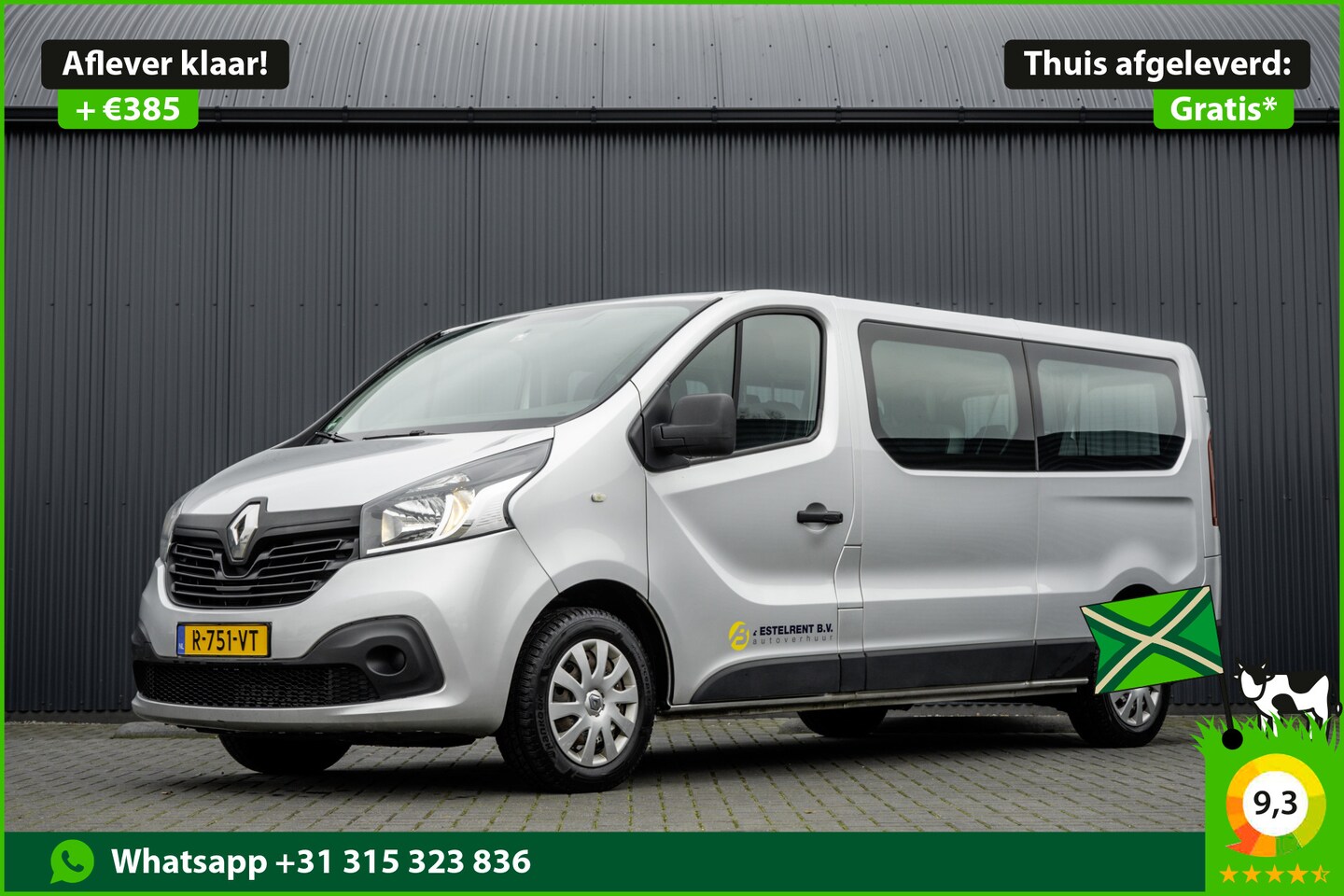 Renault Trafic Passenger - 1.6 dCi 9-Pers L2H1 | Incl. BPM, BTW vrij | R-Link | Navi | A/C | Cruise | PDC | MF Stuur - AutoWereld.nl