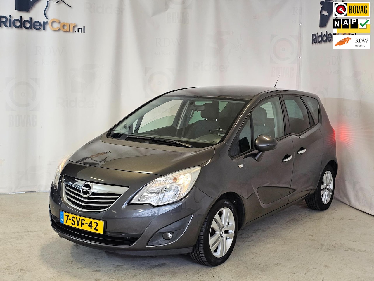 Opel Meriva - 1.4 Turbo Cosmo|APK2-25|CRUISE|AIRCO|BLUETOOTH|HALF LEDER - AutoWereld.nl