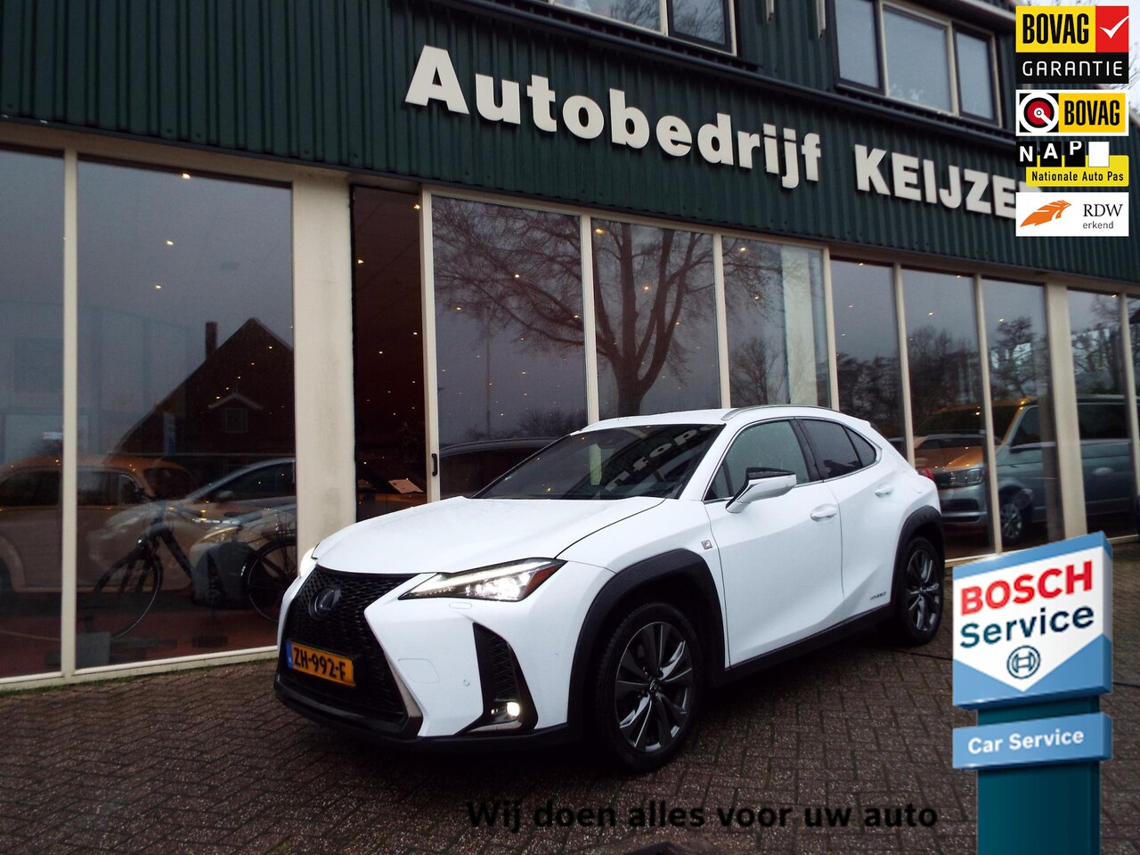 Lexus UX - 250h F Sport First Edition NL AUTO-TREKHAAK-LEER-STUURVERW-BOVAG-NAP - AutoWereld.nl