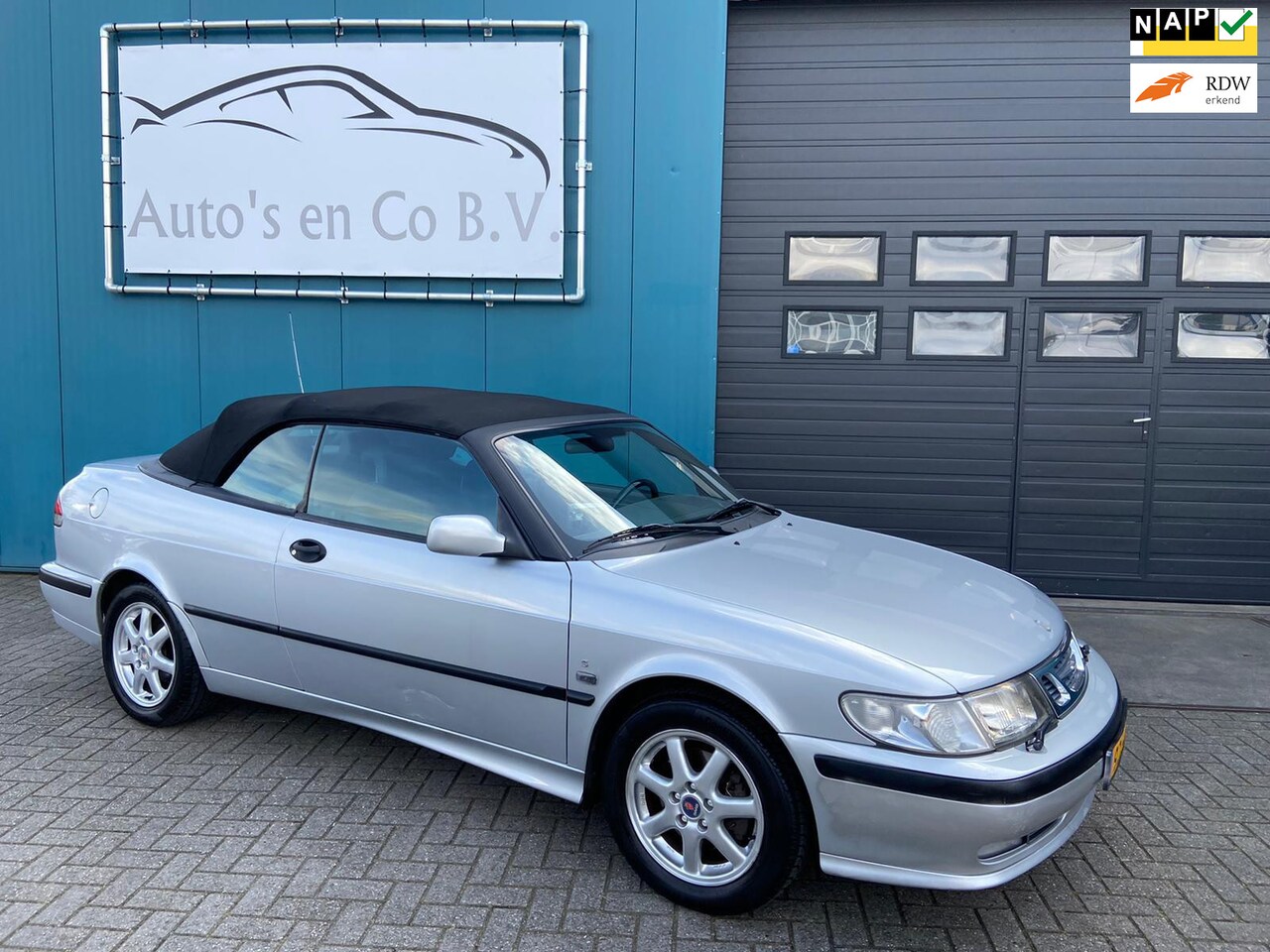 Saab 9-3 Cabrio - 2.0t S 1e Eig Leder Airco Cruise 176dkm NL Auto NAP Incl nw Apk 03-2025 - AutoWereld.nl