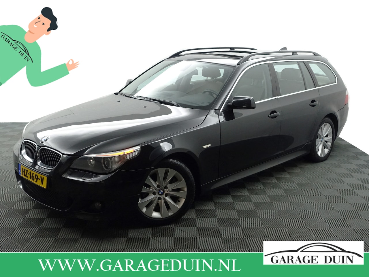 BMW 5-serie Touring - 525d High Executive Aut- Unieke Staat!! Panodak / Xenon / Park Assist / Trekhaak / Stoelve - AutoWereld.nl