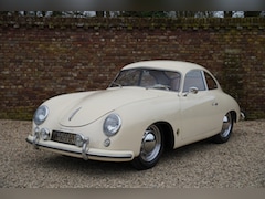 Porsche 356 - 'Pre-A' Coupé Executed in 'Elfenbein/Ivory' over tan leather, Period correct engine (type