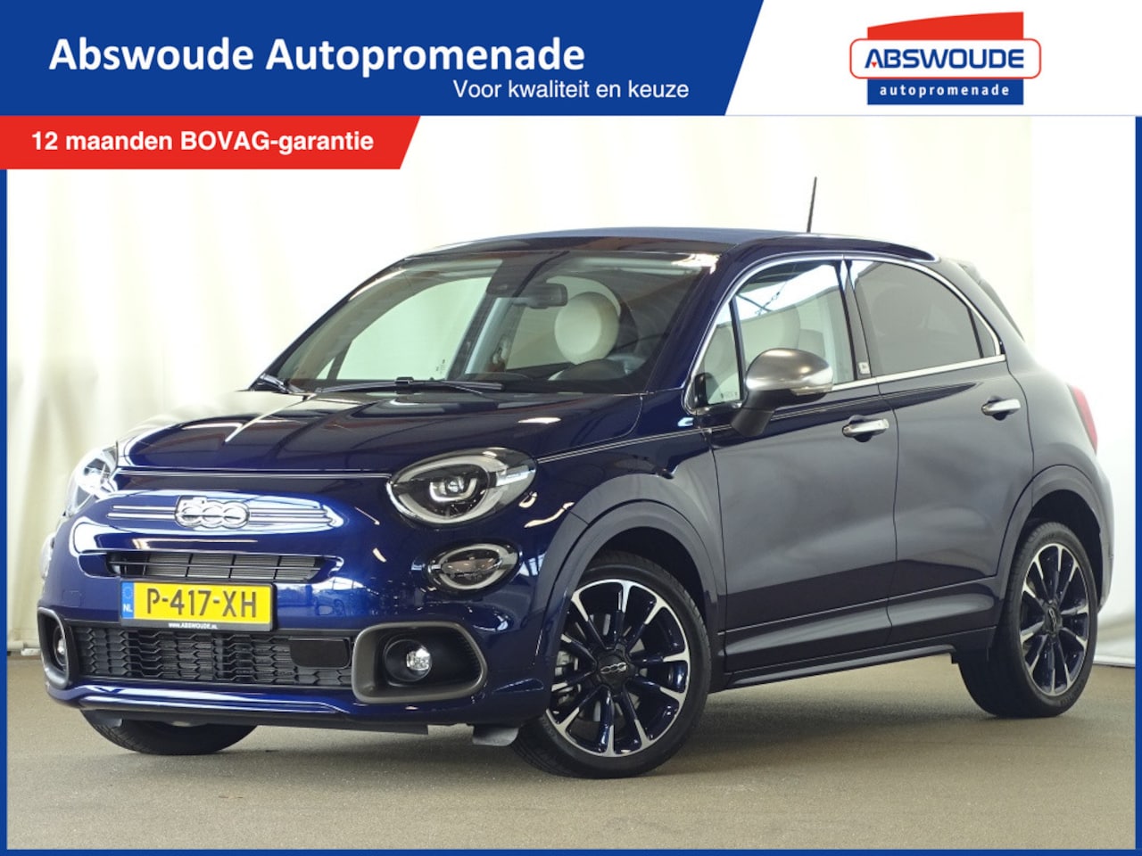 Fiat 500 X - 1.5 Hybrid 130pk DCT Yacht Club Capri | Apple CarPlay | Android - AutoWereld.nl