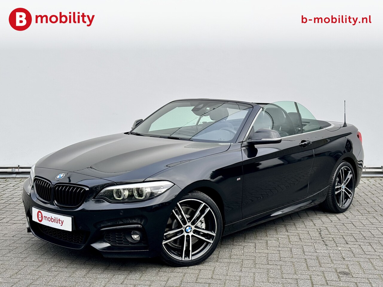 BMW 2-serie Cabrio - 230i Executive M-Sport Automaat | Verwarmde Voorstoelen | Windscherm | Navigatie | DAB | C - AutoWereld.nl