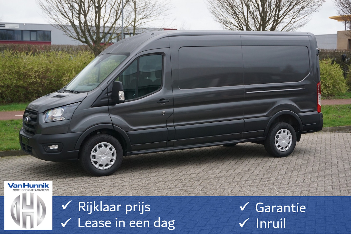 Ford Transit - 350L 130PK L3H2 Trend Climate, 12" Sync 4 scherm Navi, 270° deur, Trekhaak!! NR. N11* - AutoWereld.nl