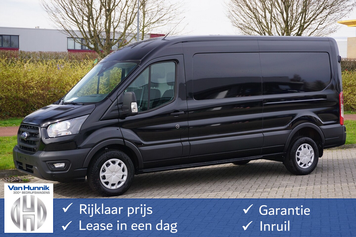 Ford Transit - 350L 130PK L3H2 Trend Climate, 12" Sync 4 scherm Navi, 270° deur, Trekhaak!! NR. N16* - AutoWereld.nl