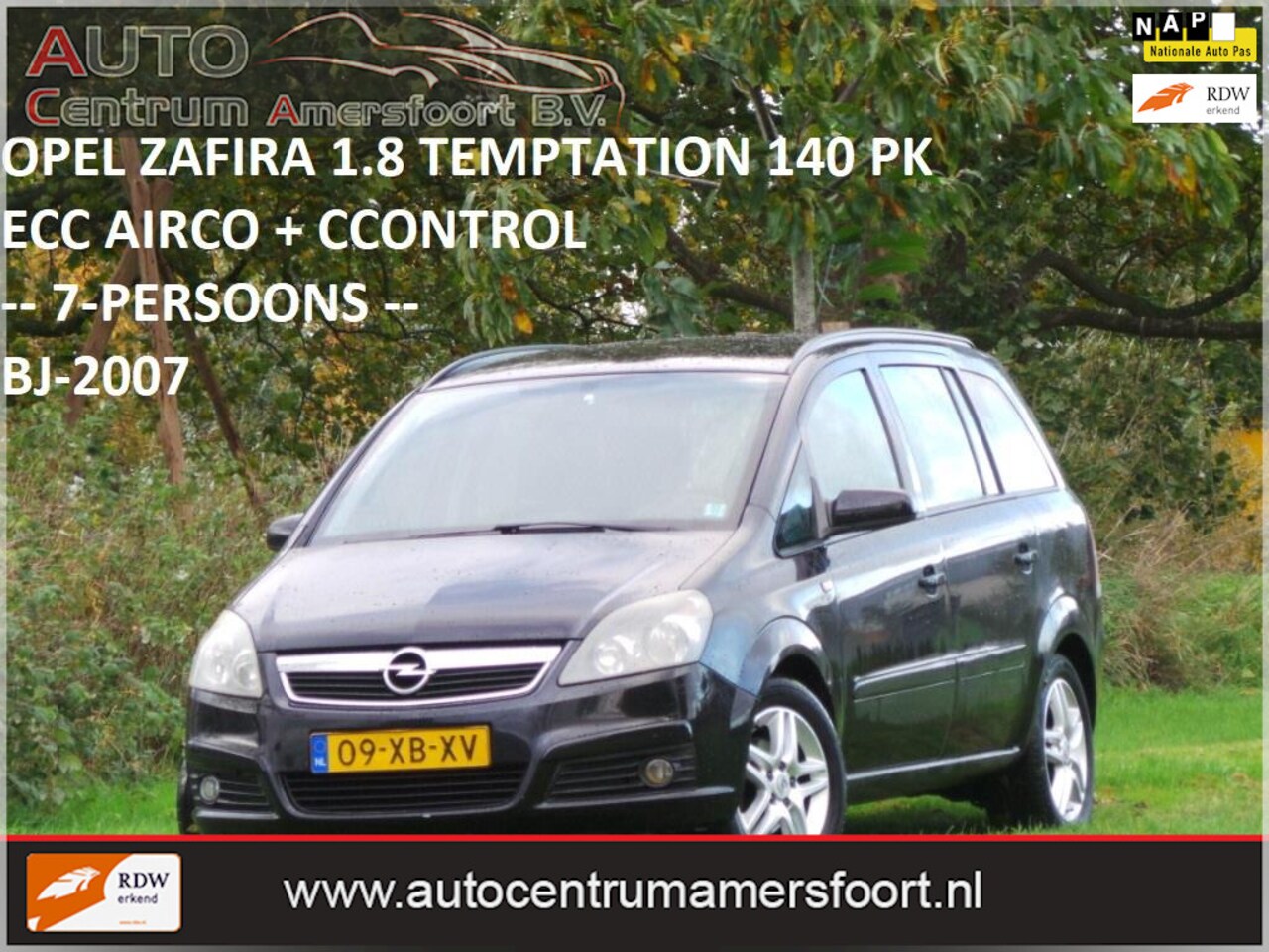 Opel Zafira - 1.8 Temptation 1.8 Temptation ( 7-PERSOONS + INRUIL MOGELIJK ) - AutoWereld.nl