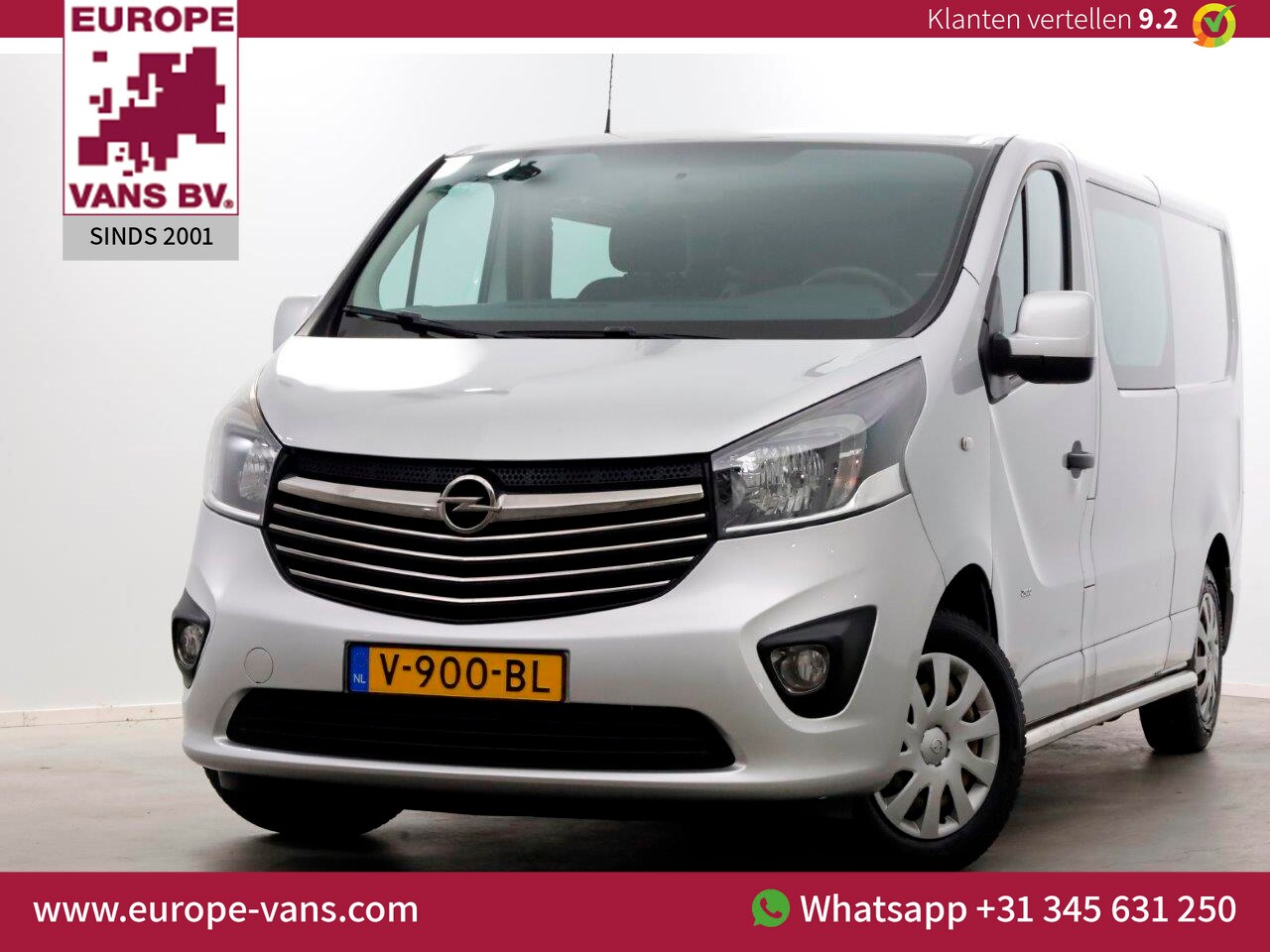 Opel Vivaro - 1.6 CDTI 125pk E6 L2H1 D.C. Sport Airco/Navi 11-2016 - AutoWereld.nl