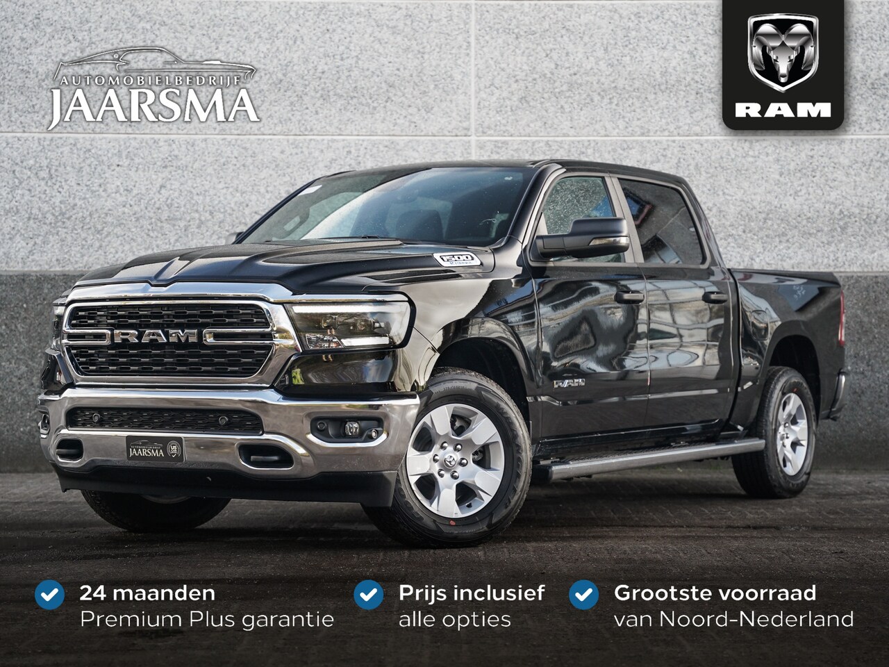 Dodge Ram 1500 - Big Horn eTorque 3.6L V6 CrewCab 4X4 |Navigatie |PRINS LPG |Rijklaarprijs| - AutoWereld.nl