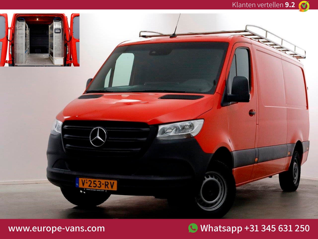 Mercedes-Benz Sprinter - 314 CDI 143pk L2H1 RWD Airco/Navi/Camera/Inrichting Trekhaak 3500kg 11-2018 - AutoWereld.nl