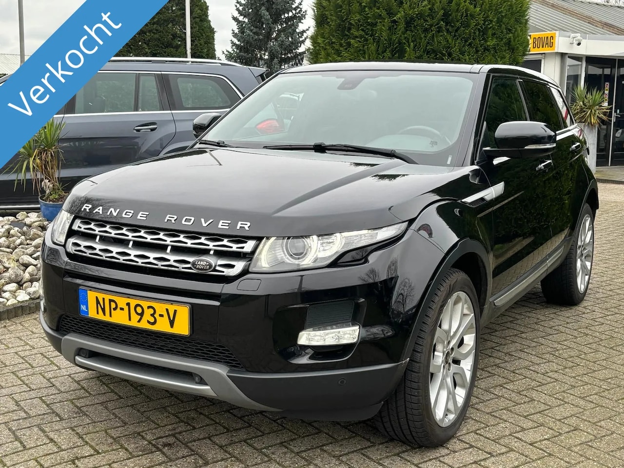 Land Rover Range Rover Evoque 2.2 D4 Zwart 2013 Panoramadak 2013 Diesel Occasion te koop op