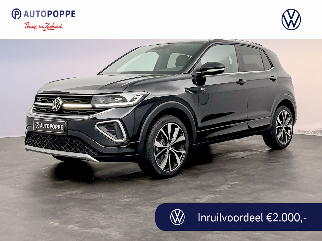 Volkswagen T-Cross - 1.0 TSI 115 7DSG R-Line Automatisch | Rijstrookbehoudassistent (Lane Assist) | Zijruiten a - AutoWereld.nl