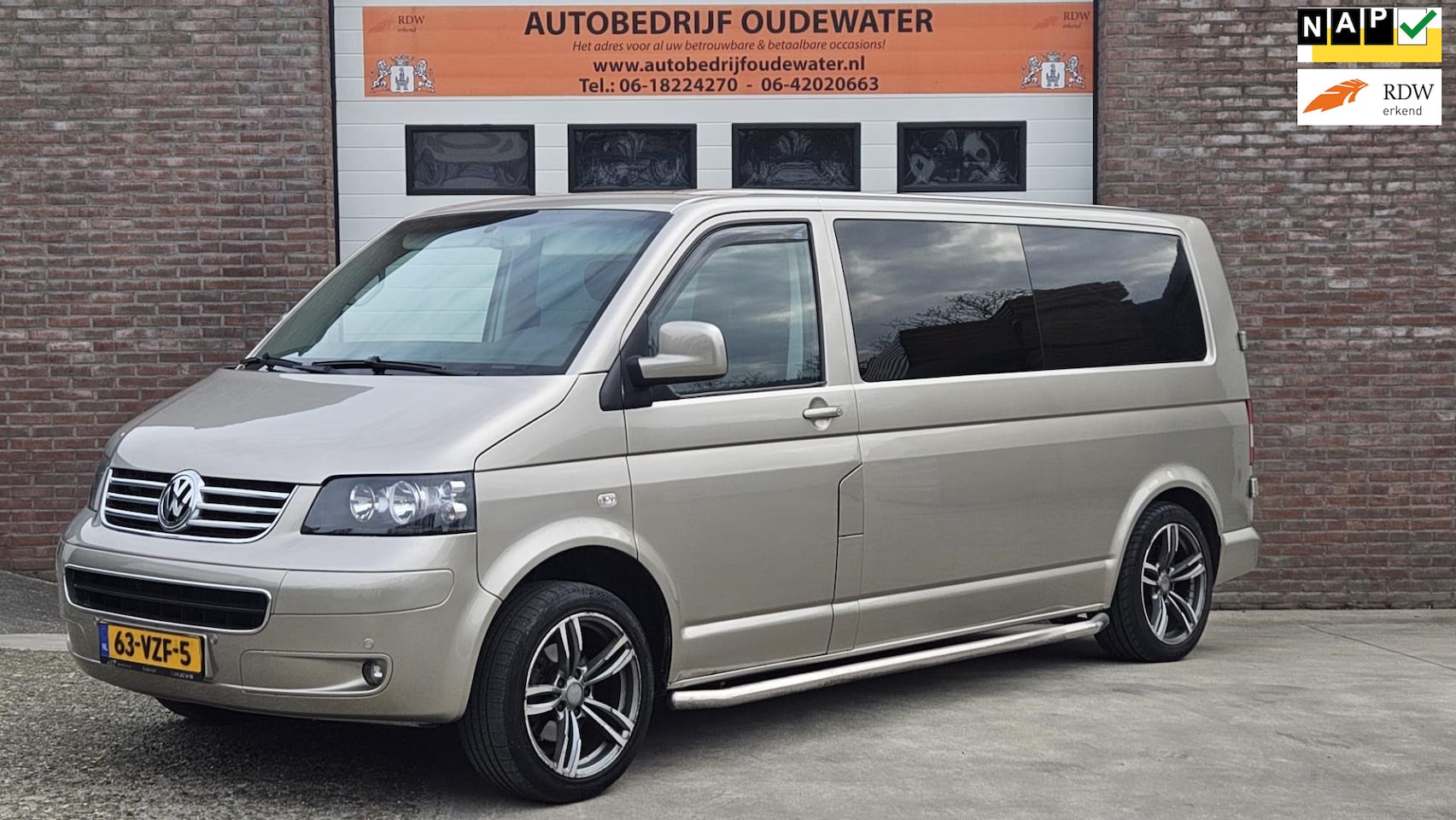 Volkswagen Transporter - 2.5 TDI 340 Trendline DC Marge/Nap! - AutoWereld.nl