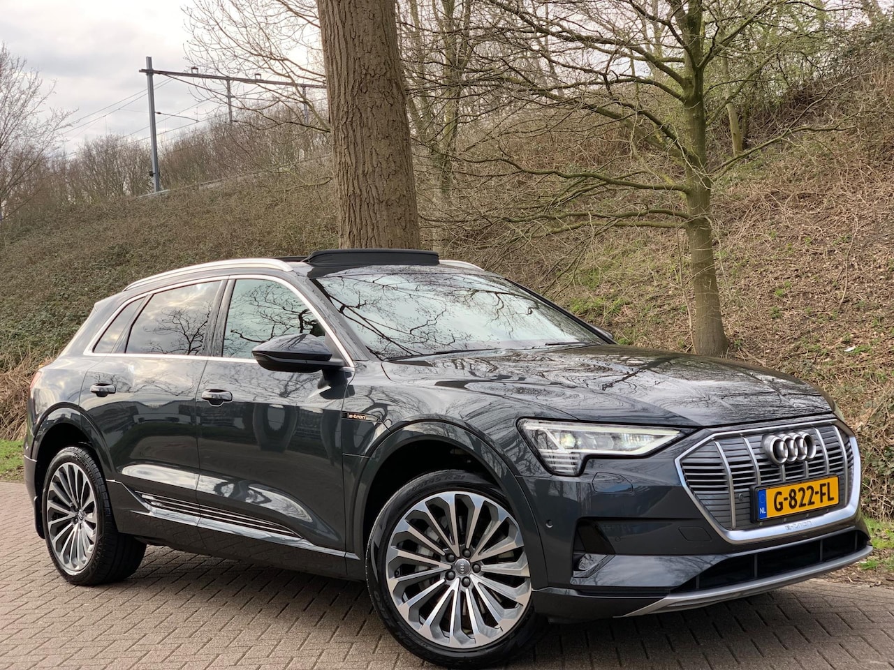 Audi e-tron - E-tron 55 quattro advanced 95 kWh PANO LEDER 2019 - AutoWereld.nl