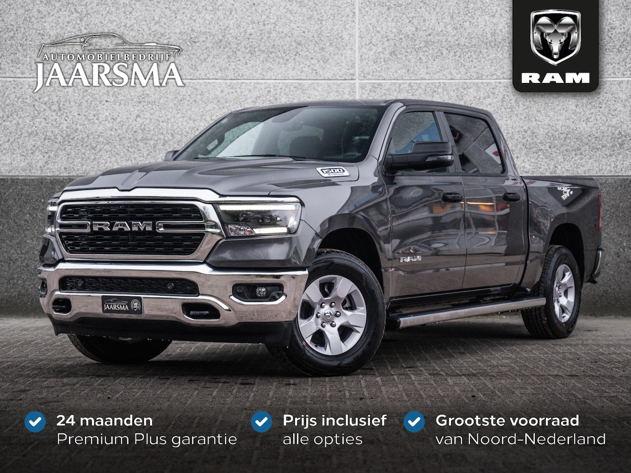 Dodge Ram 1500 - Big Horn eTorque 3.6L V6 CrewCab 4X4 |Navigatie |PRINS LPG |Rijklaarprijs| - AutoWereld.nl