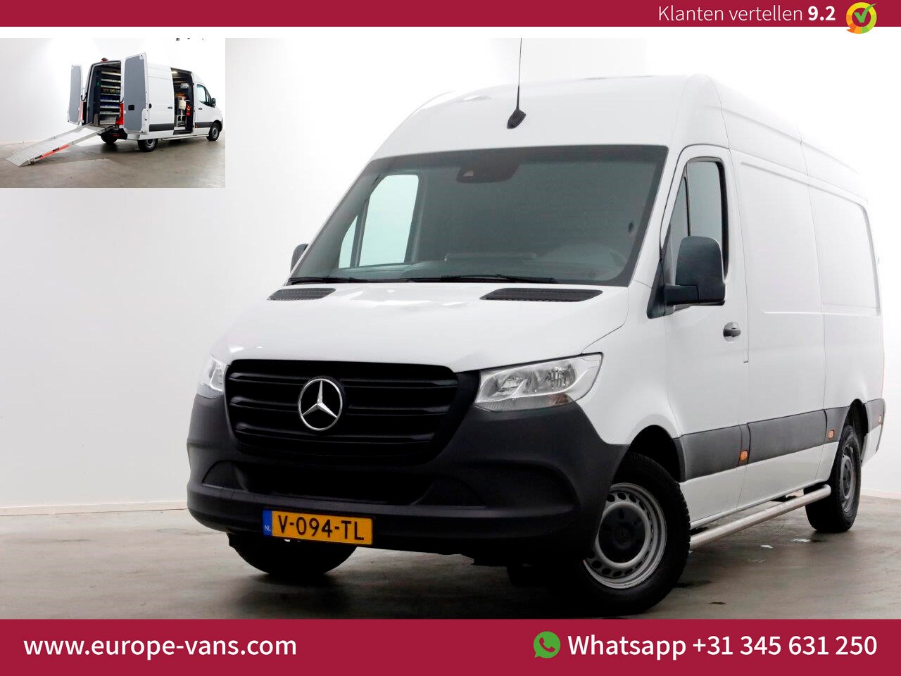 Mercedes-Benz Sprinter - 311 CDI 115pk L2H2 RWD Servicewagen 230V/Airco/Camera 11-2018 - AutoWereld.nl