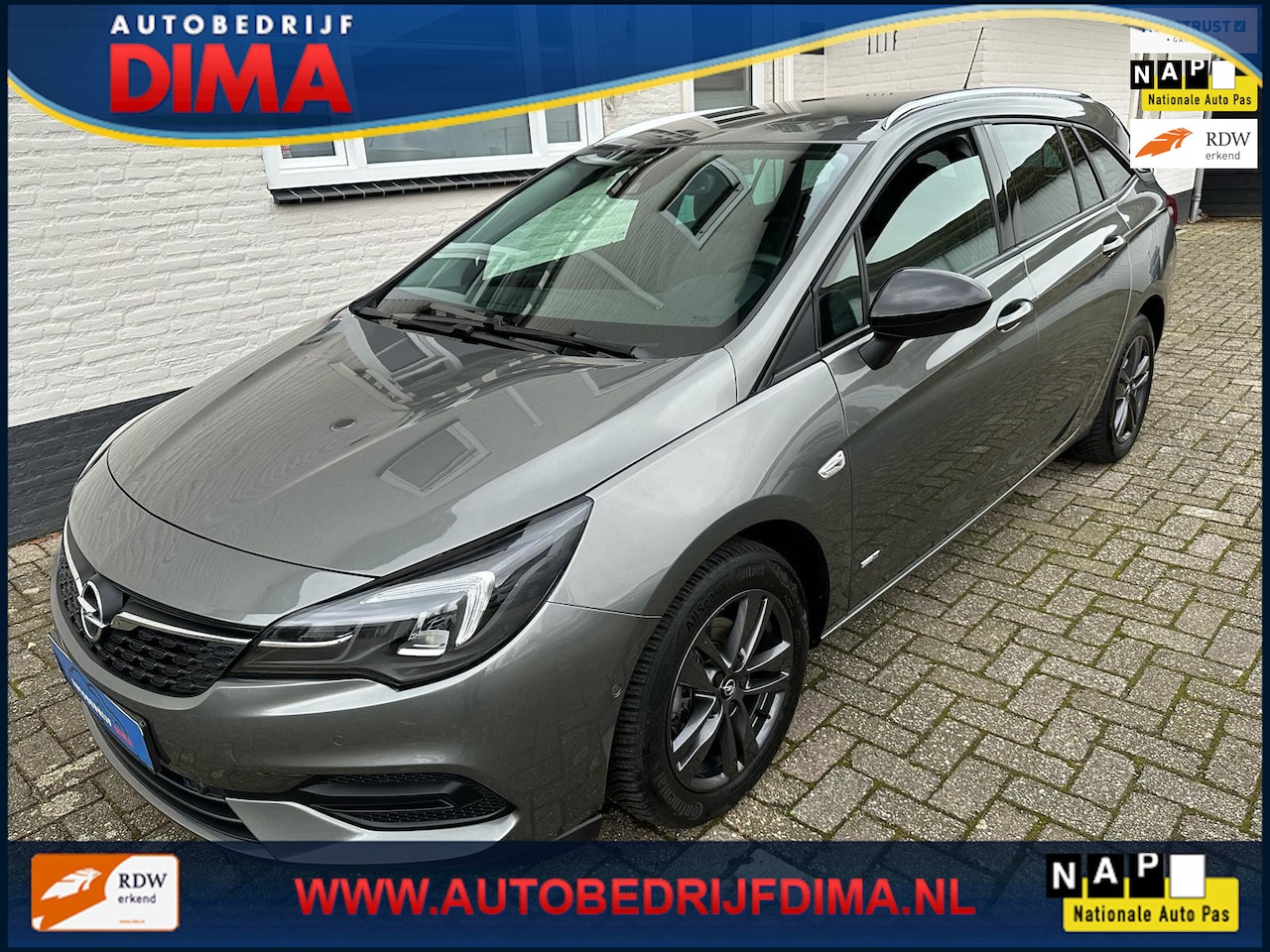 Opel Astra Sports Tourer - 1.4 Business Elegance Automaat/ Afnb Trekhaak/ Apple Carplay/ Camera/ Stuur+ Stoelverwarmi - AutoWereld.nl