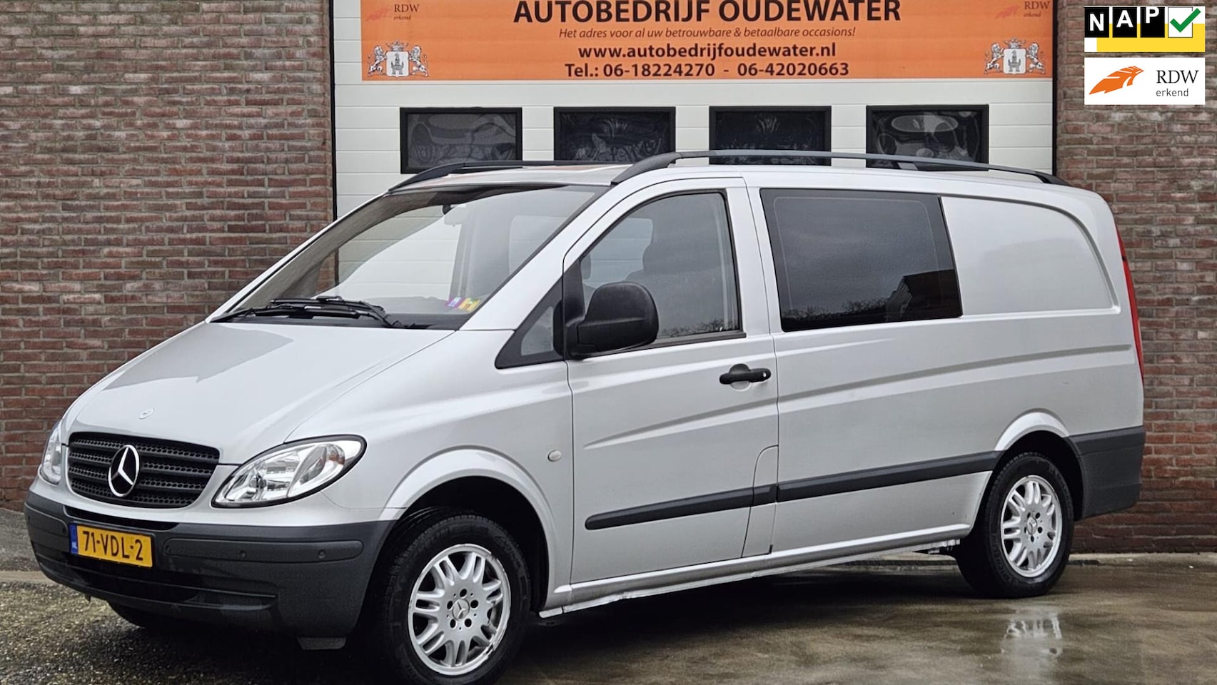 Mercedes-Benz Vito - 111 CDI 320 Lang DC luxe Automaat/Marge! - AutoWereld.nl