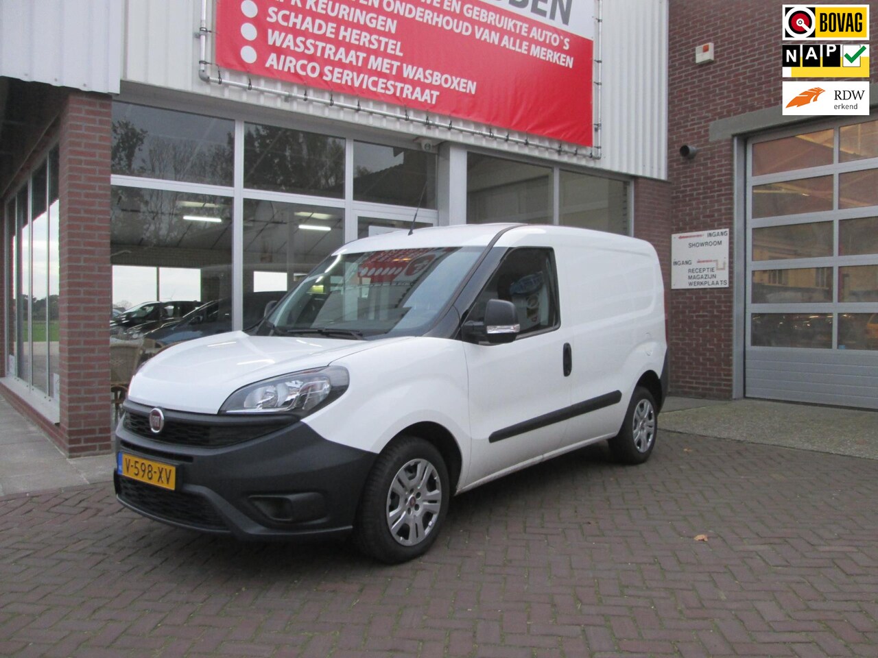 Fiat Doblò Cargo - 1.6 MJ L1H1 ECO JET/navi/ trekhaak - AutoWereld.nl