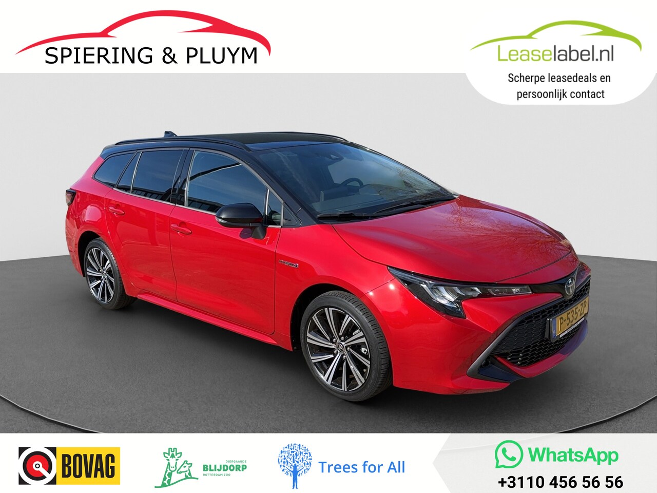 Toyota Corolla Touring Sports - Touring Sports 1.8 Hybrid Dynamic | Bi-Tone | HUD | stuur/stoelverw | camera! - AutoWereld.nl