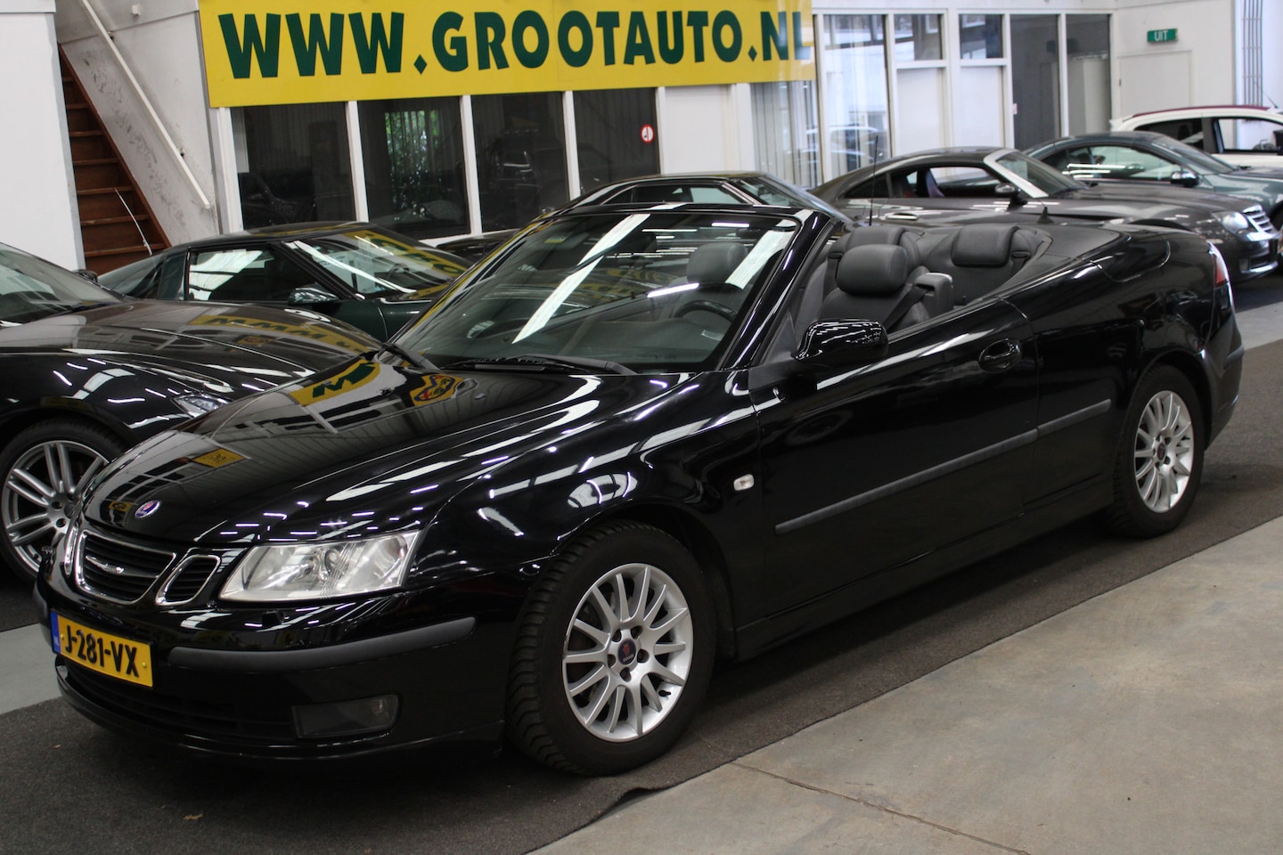 Saab 9-3 Cabrio - 2.0t Linear Airco, Cruise control, Isofix, Stuurbekrachtiging - AutoWereld.nl