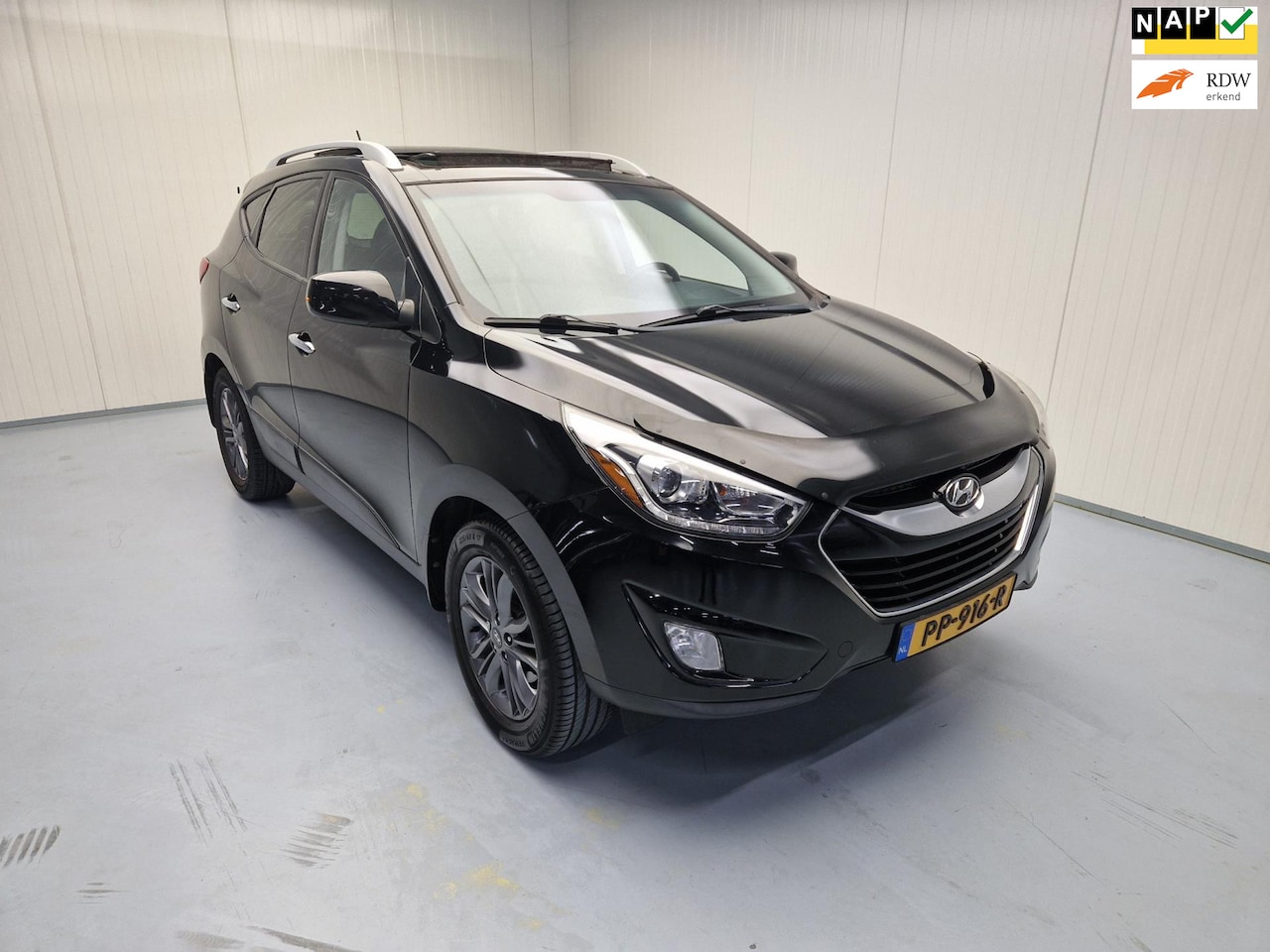 Hyundai Tucson - 1.6 T-GDi 4WD Automaat Navi Camera Pano Ecc Cruise Control Alu Trekhaak - AutoWereld.nl