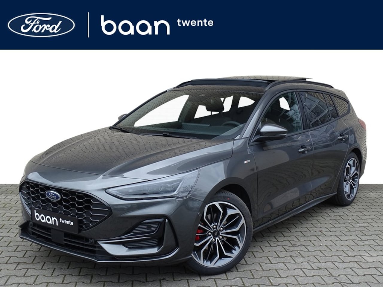 Ford Focus Wagon - 1.0 Turbo 125pk Mild Hybride ST Line X panoramadak / matrix led / 18 inch / elek. achterkl - AutoWereld.nl