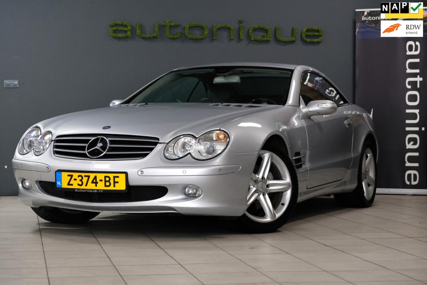 Mercedes-Benz SL-klasse - 350 |UNIEK 117.995km| *Leder/Navi/Stoelkoeling/Bose* - AutoWereld.nl