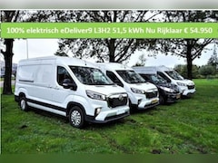 Maxus eDeliver 9 - gesloten bestelwagen 100% Elektrisch L3H2 51, 5 kWh