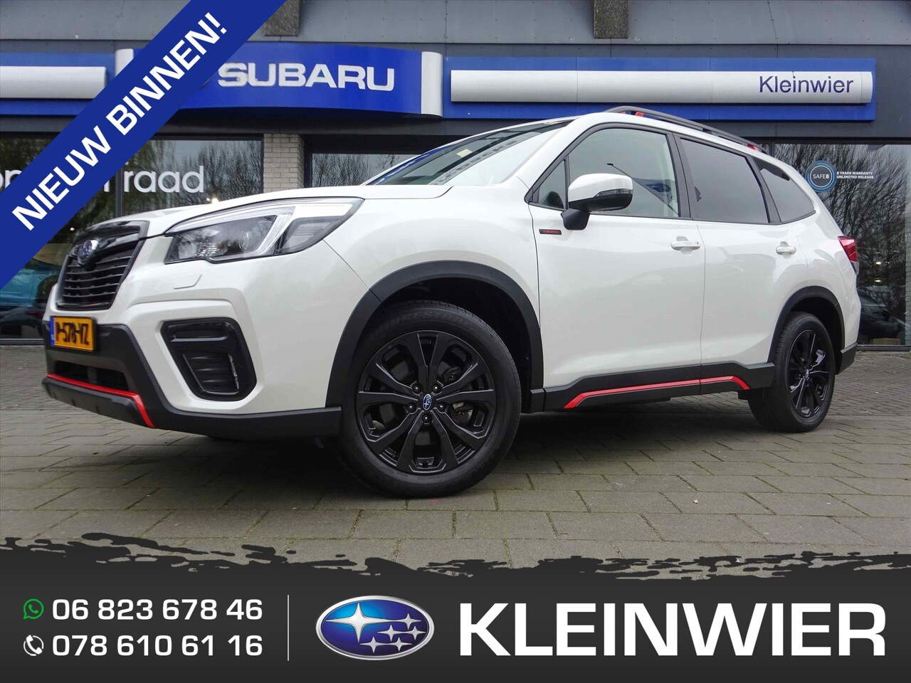 Subaru Forester 2.0i eBOXER 150pk CVT SPORT 5 JAAR FABRIEKS GARANTIE