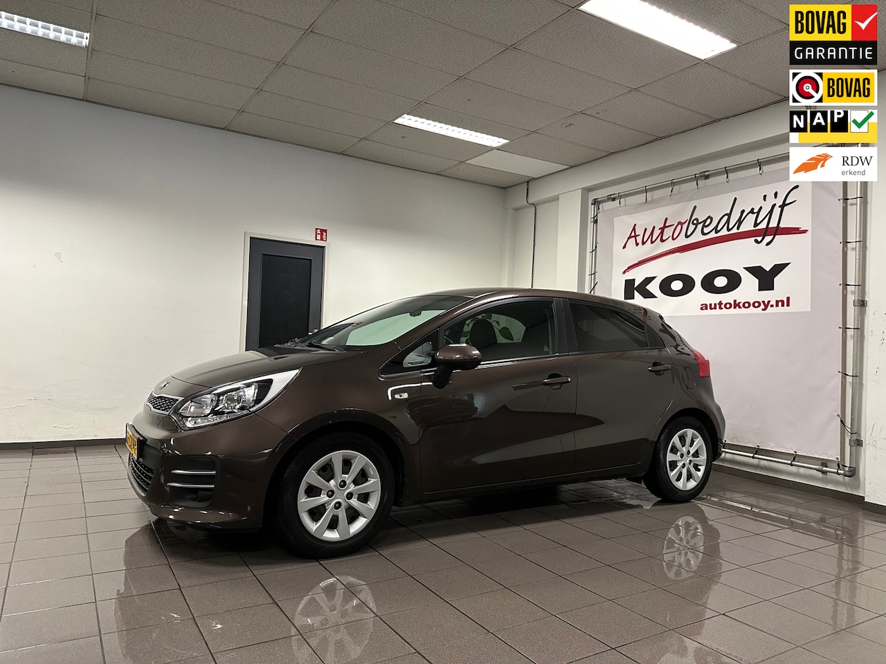 Kia Rio - 1.4 CVVT DynamicLine * Automaat / 85.653 km + NAP / LED / Cruise control / NL Auto * - AutoWereld.nl