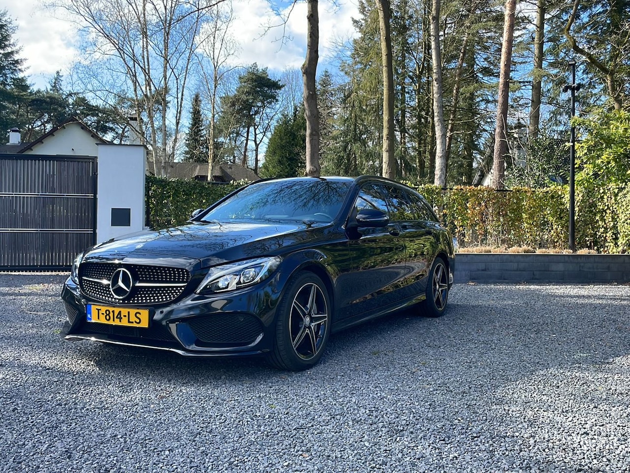 Mercedes-Benz C-klasse Estate - - C43 AMG 4MATIC *HEAD-UP*BURMESTER*LED*BLACK EDITION*CAMERA*STOELVERWARMING*NAVI-GROOT* - AutoWereld.nl