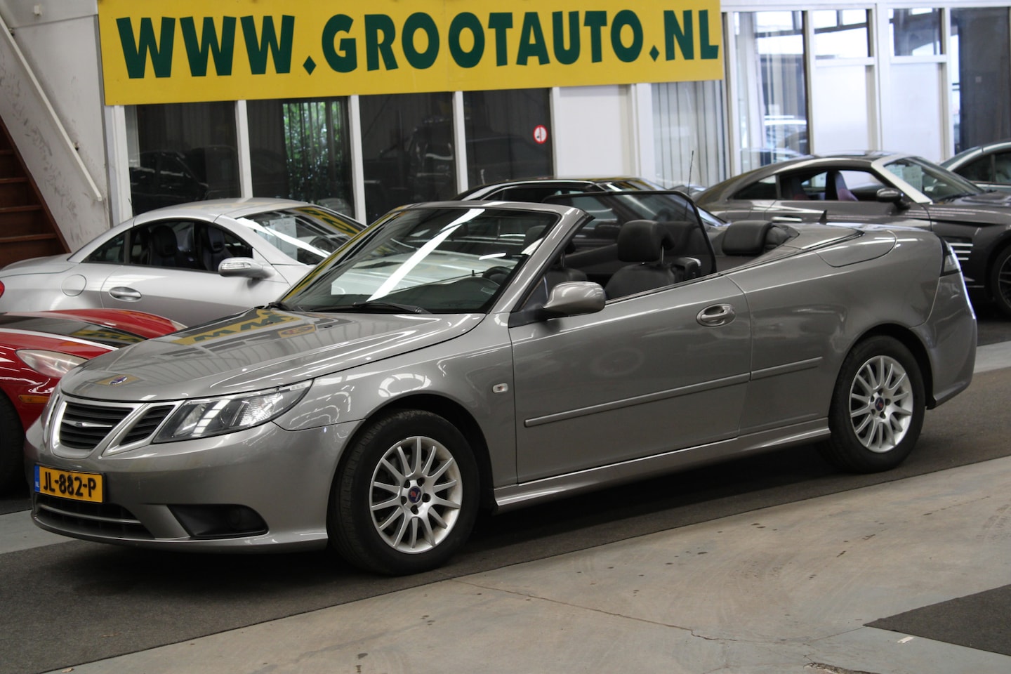 Saab 9-3 Cabrio - 1.8t Linear Airco, Cruise control, Isofix, Trekhaak - AutoWereld.nl