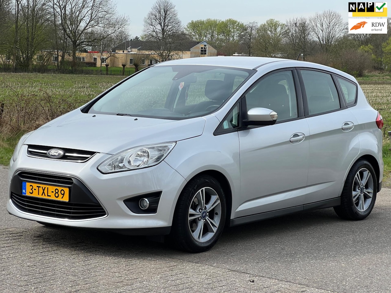 Ford C-Max - 1.0 Edition APK TOT 12-03-2025/CRUISE/NAVI/PDC/AIRCO/TREKHAAK/ZEER NETJES - AutoWereld.nl