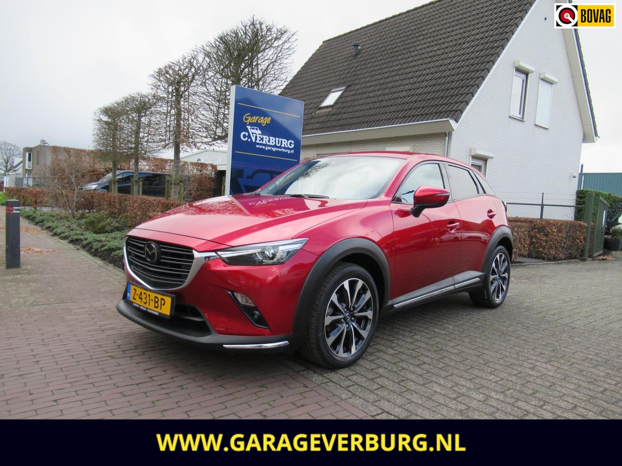 Mazda CX-3 - 2.0 SkyActiv-G 150 GT-M AWD (AdaptiveCruise,Camera,Navi,PDC,BOSE,Headupdisplay,Stoel/stuur - AutoWereld.nl