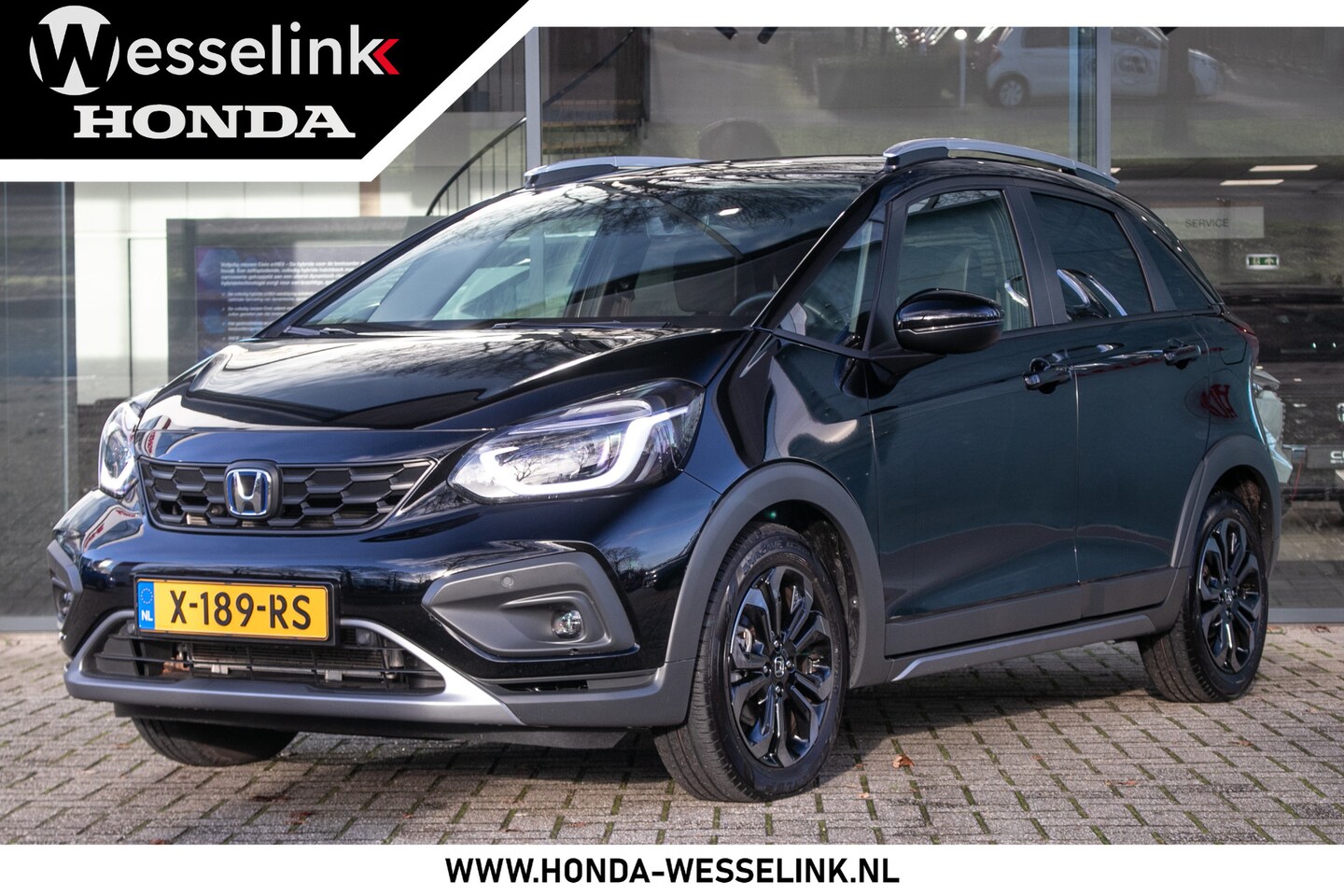 Honda Jazz - 1.5 e:HEV Advance Crosstar Automaat - All-in rijklrprs | Navi | Camera - AutoWereld.nl