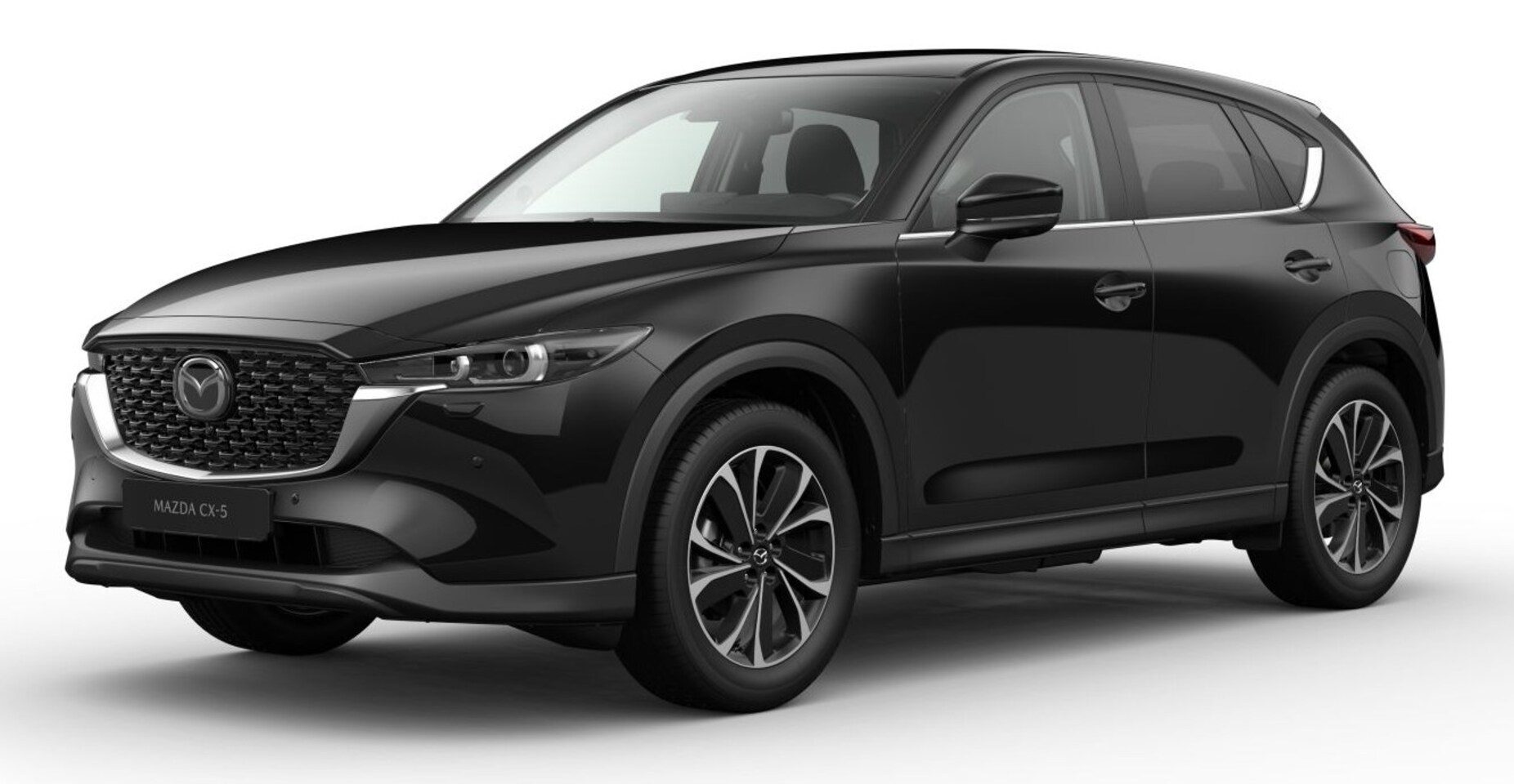 Mazda CX-5 - Automaat 2.0 e-SkyActiv-G M Hybrid 165 Exclusive-Line - Leer pakket - Jet Black - AutoWereld.nl