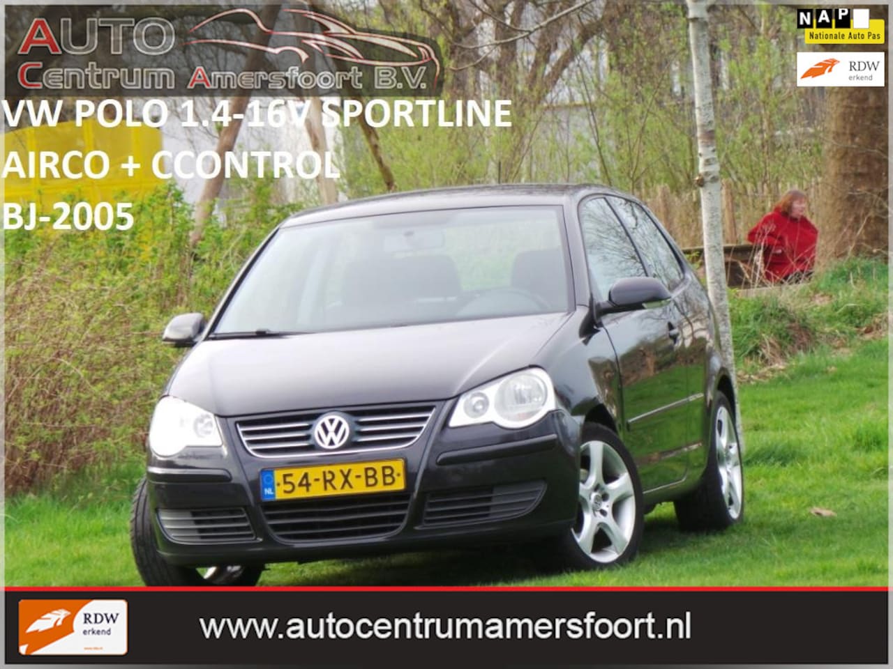 Volkswagen Polo - 1.4-16V Sportline 1.4-16V Sportline ( AIRCO + INRUIL MOGELIJK ) - AutoWereld.nl