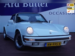 Porsche 911 Cabrio - 3.2 G50 BAK Elek-Kap+Volleder+Airco = TOTAAL ORIGINEEL + LAATSE DIE GEMAAKT IS 1989