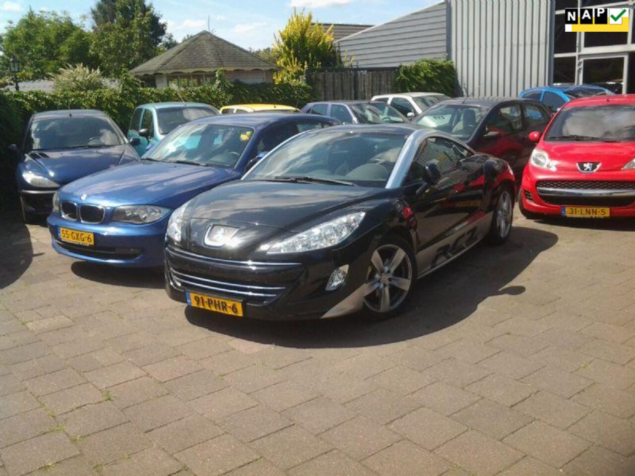 Peugeot RCZ - 1.6 THP sport auto zeer lux.s coupe 1.6 turbo 156 pk. Dubbele uitlaat Achter van rvs, veel - AutoWereld.nl