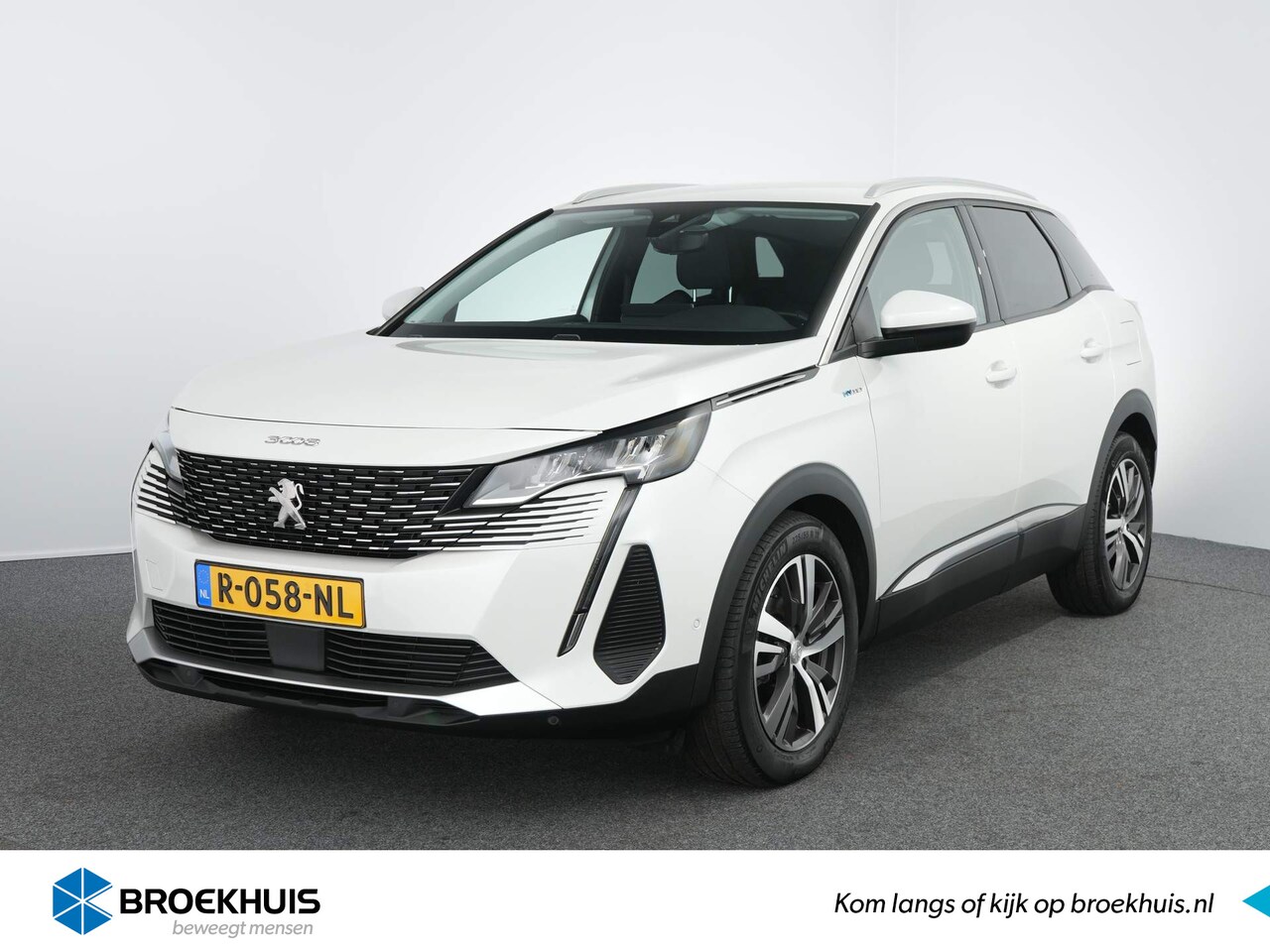 Peugeot 3008 - 1.6 HYbrid 225 Blue Lease Allure Half Leder | Navi | Clima | Dodehoek Sensoren | Keyless | - AutoWereld.nl