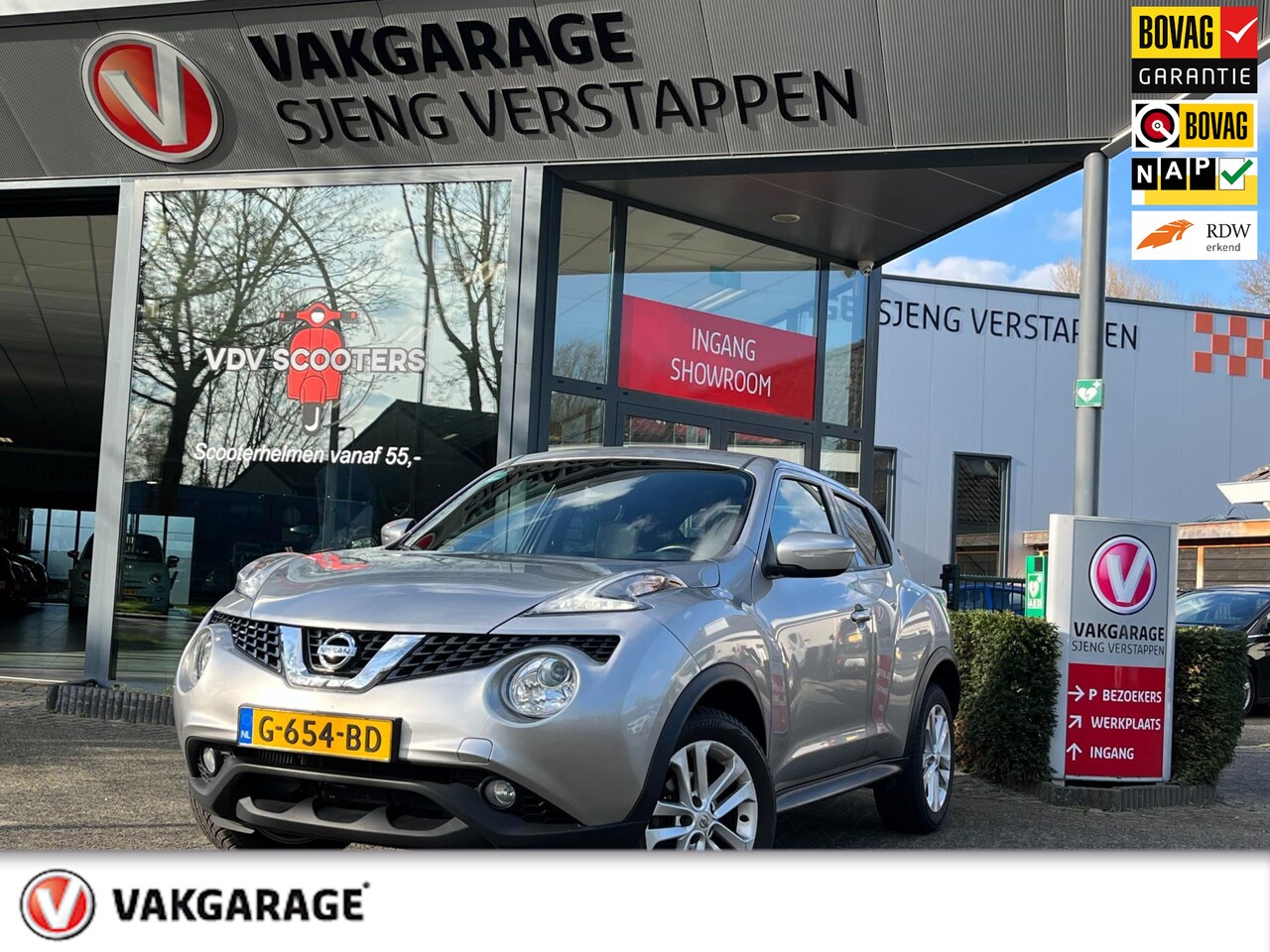 Nissan Juke - 1.2 DIG-T S/S N-Connecta navi Bovag rijklaarprijs ! - AutoWereld.nl