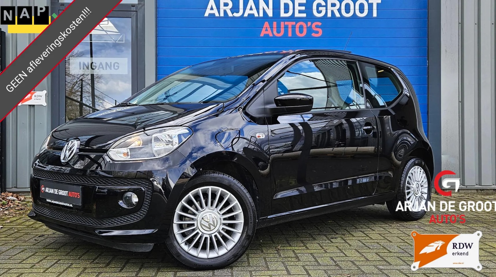 Volkswagen Up! - 1.0 high up! UNIEK! Panorama Airco Cruise PDC - AutoWereld.nl