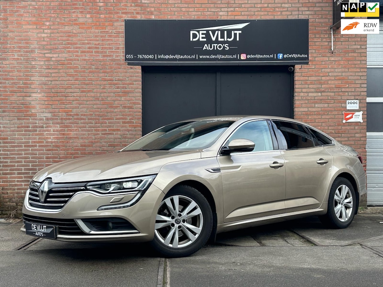 Renault Talisman - 1.6 TCe Zen | Automaat | Navi | Leer | Led | Head up | Keyless | Climate Control | Cruise - AutoWereld.nl