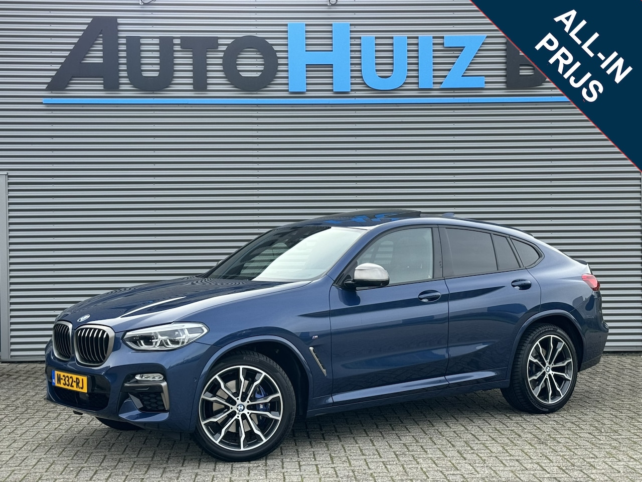 BMW X4 - M40i High Executive M Sport LED Panoramadak Standkachel Leer 360 Camera Vol! - AutoWereld.nl