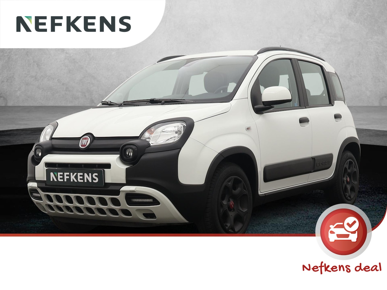 Fiat Panda - Hybrid Cross 70pk | Navigatie Via AppleCarPlay/AndroidAuto | Climate Control | Dakrails | - AutoWereld.nl